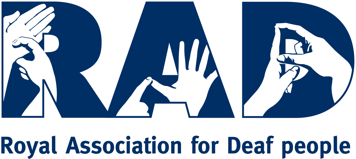 Logo of the Royal Association for Deaf People.